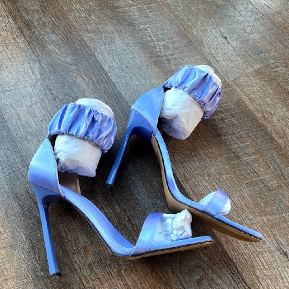 ASOS Scrunchie Cuff Heeled Sandals